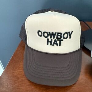 “Cowboy hat” trucker hat by Landers Supply house